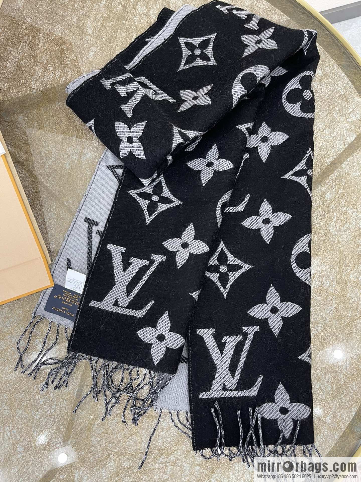 LV Louis Vuitton SIMPLY LV wool long towel m76964 m76966