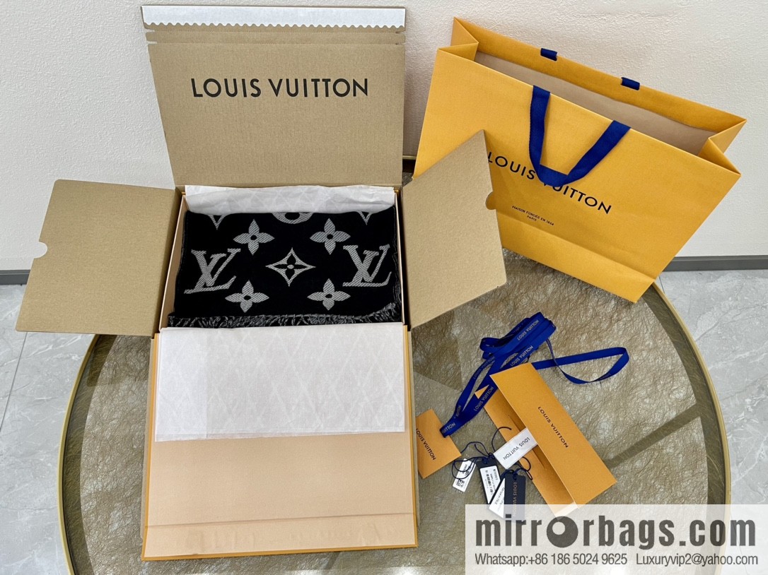 LV Louis Vuitton SIMPLY LV wool long towel m76964 m76966