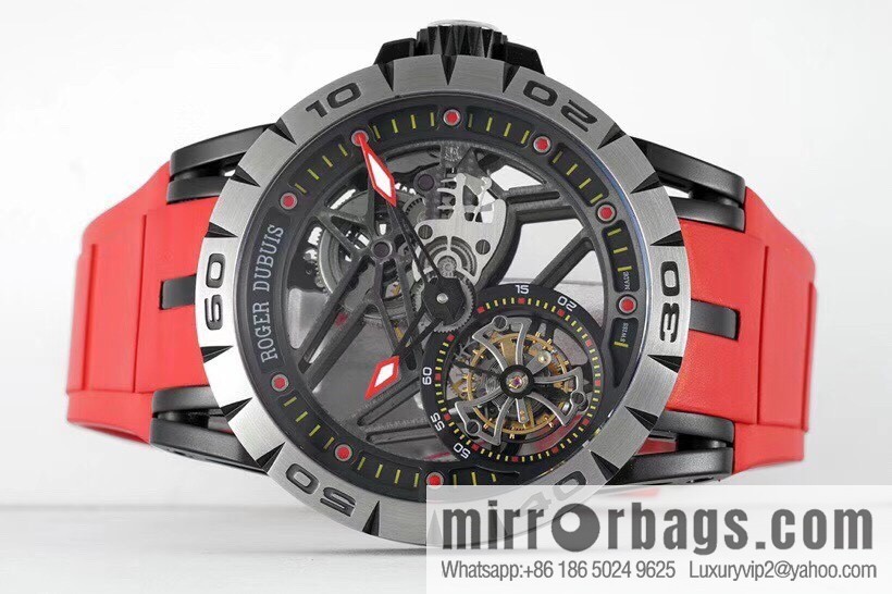 JB Roger Dubuis Excalibur Spidr (King Series) 🎮 RDDBEX0479 Hollow Flying Tourbillon Watch