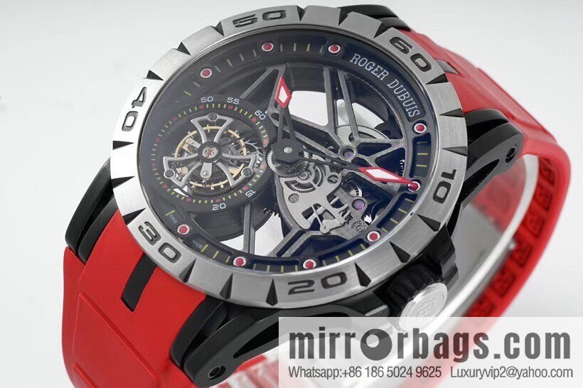 JB Roger Dubuis Excalibur Spidr (King Series) 🎮 RDDBEX0479 Hollow Flying Tourbillon Watch