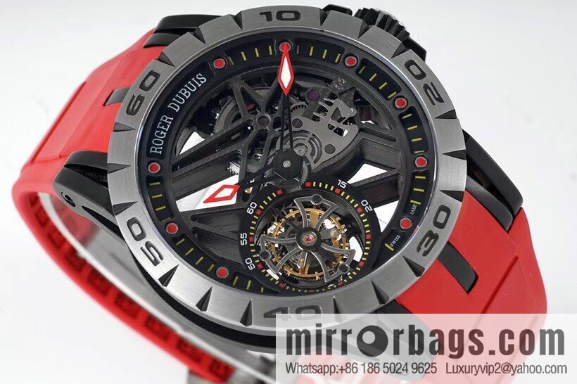 JB Roger Dubuis Excalibur Spidr (King Series) 🎮 RDDBEX0479 Hollow Flying Tourbillon Watch