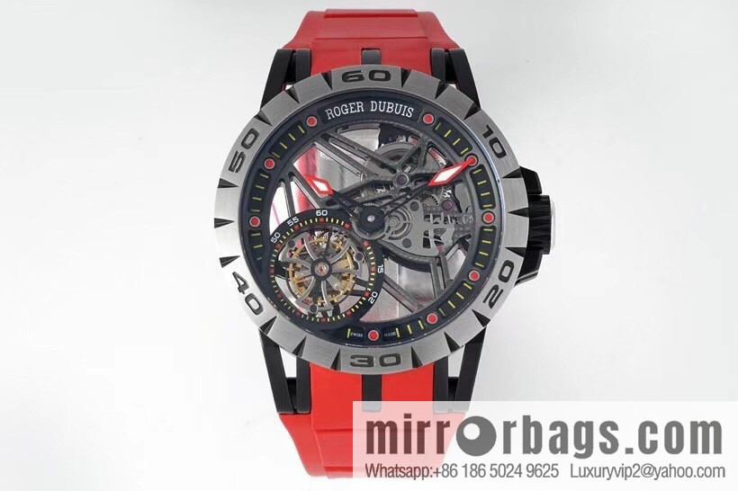 JB Roger Dubuis Excalibur Spidr (King Series) 🎮 RDDBEX0479 Hollow Flying Tourbillon Watch