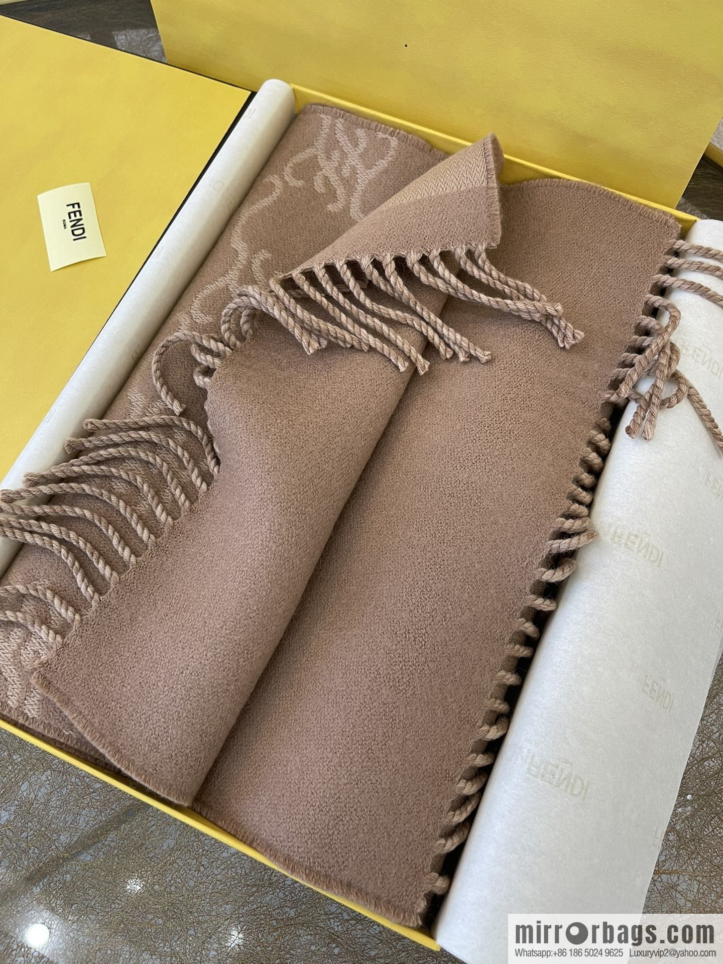 FENDI Fendi's new double-sided scarf