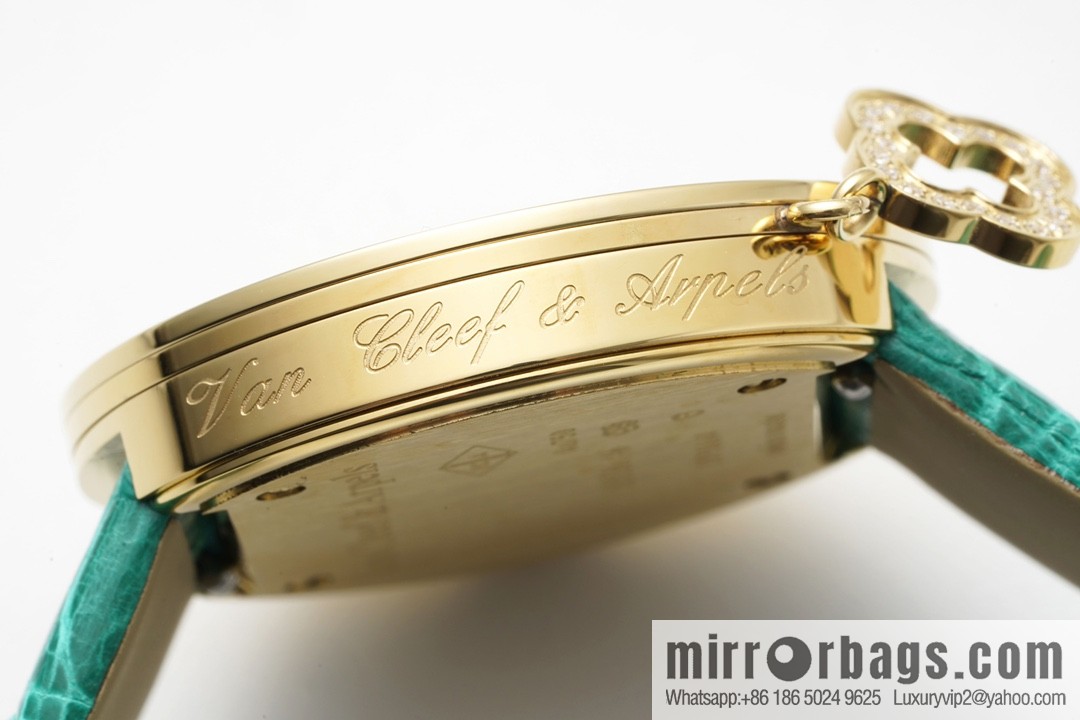 Van Cleef & Arpels Design Features Swiss Quartz Movement Watch