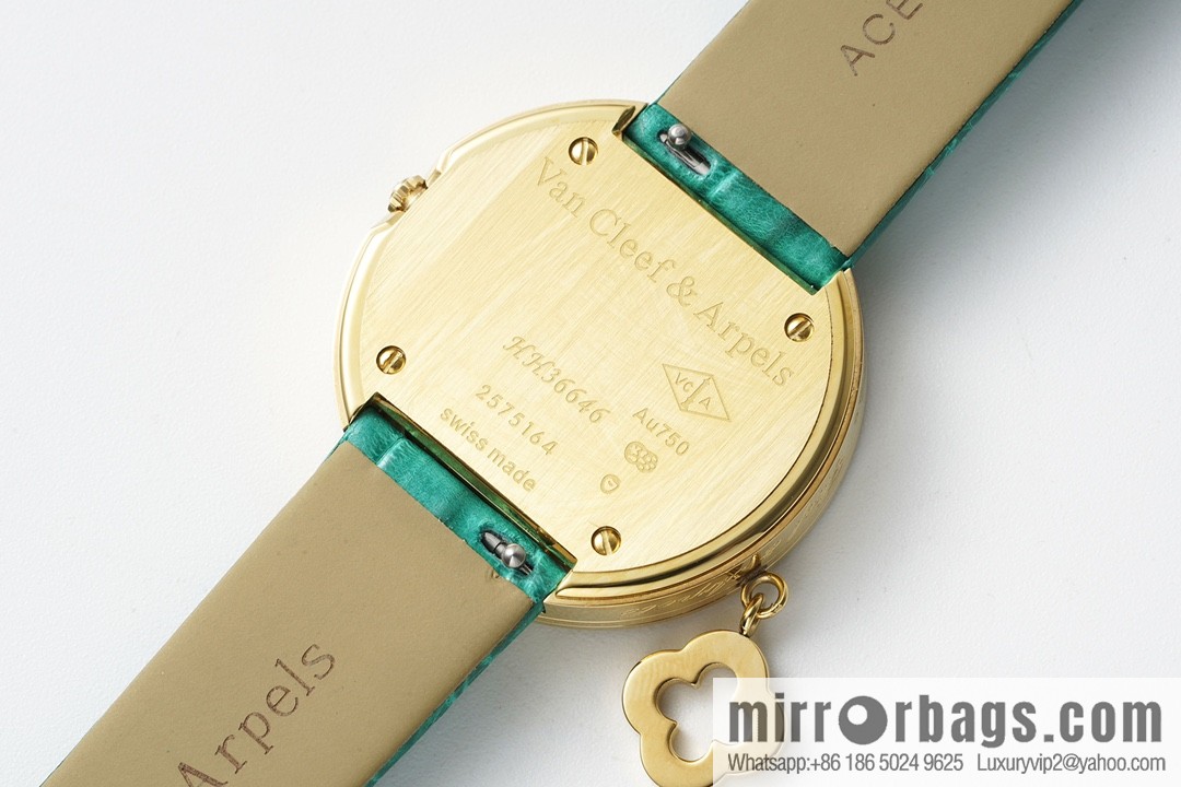 Van Cleef & Arpels Design Features Swiss Quartz Movement Watch