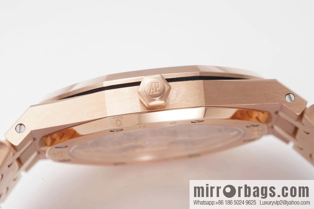 Royal Oak 15202 watch size 39mm super two-pin mechanical movement, sapphire crystal glass mirror, original Cal.2121 automatic movement
