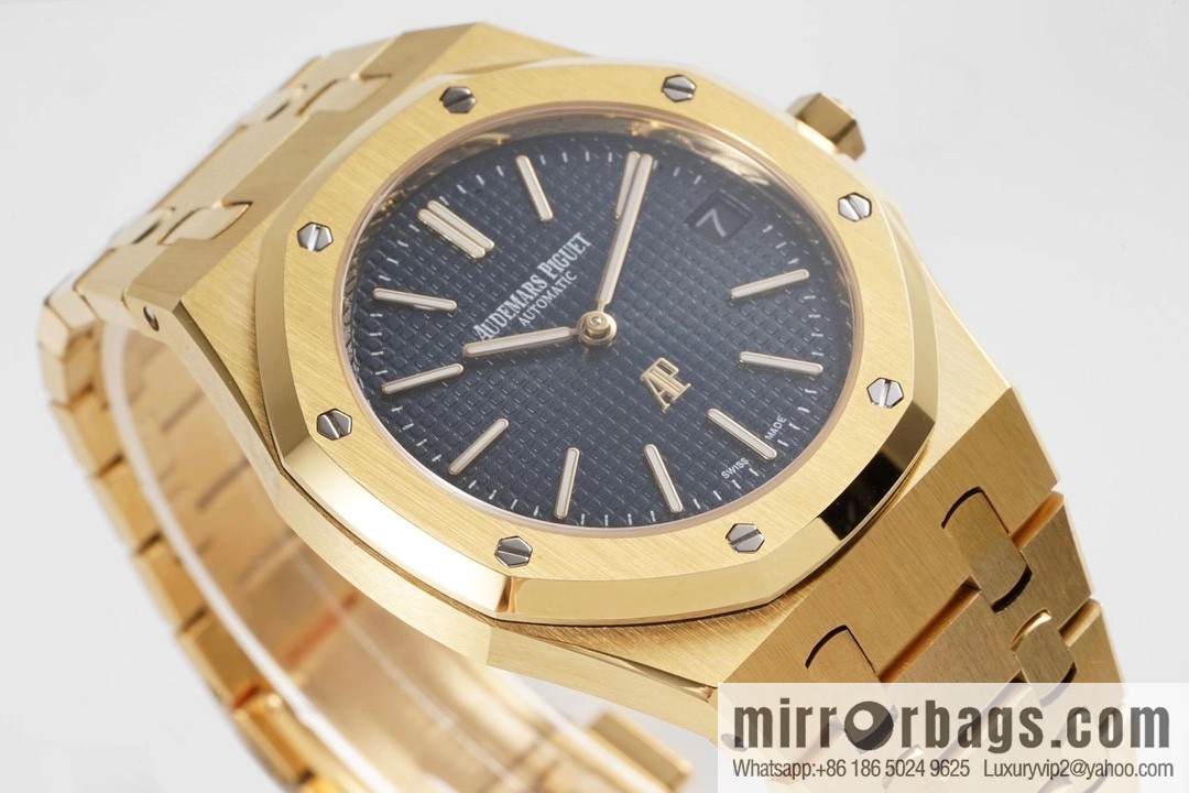 Royal Oak 15202 watch size 39mm super two-pin mechanical movement, sapphire crystal glass mirror, original Cal.2121 automatic movement