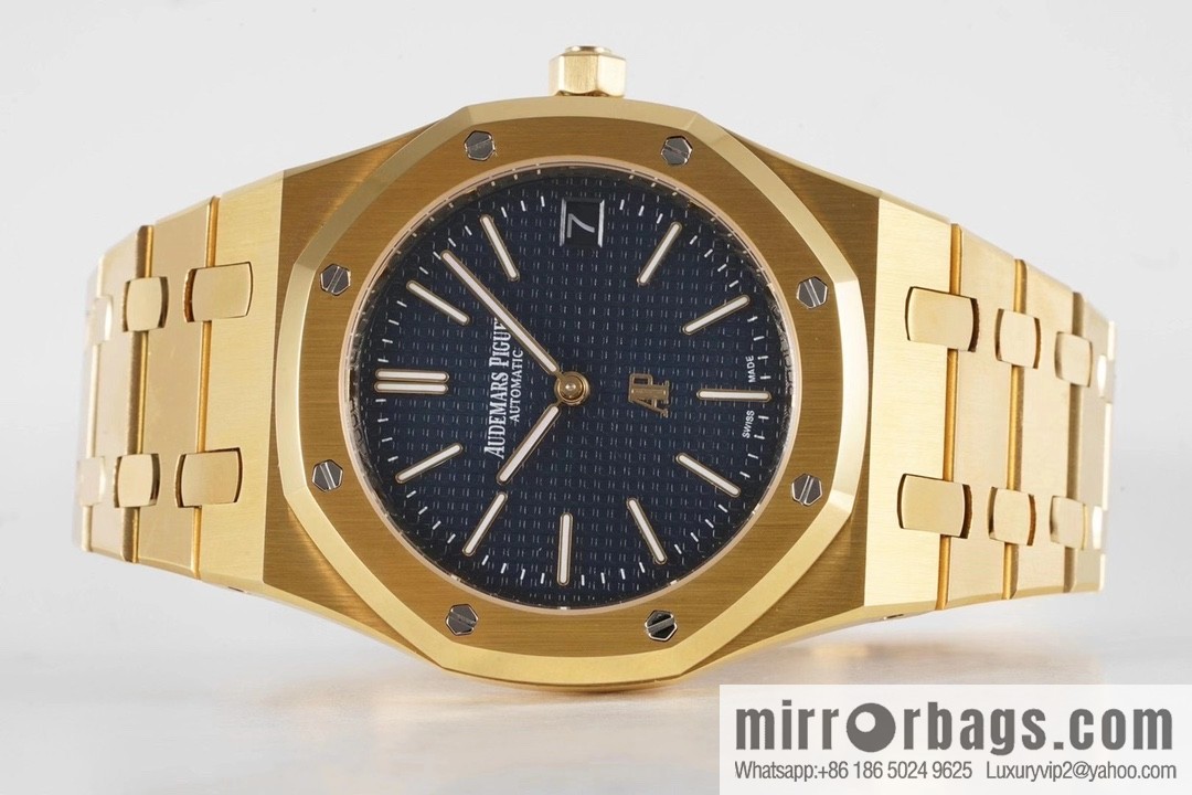 Royal Oak 15202 watch size 39mm super two-pin mechanical movement, sapphire crystal glass mirror, original Cal.2121 automatic movement
