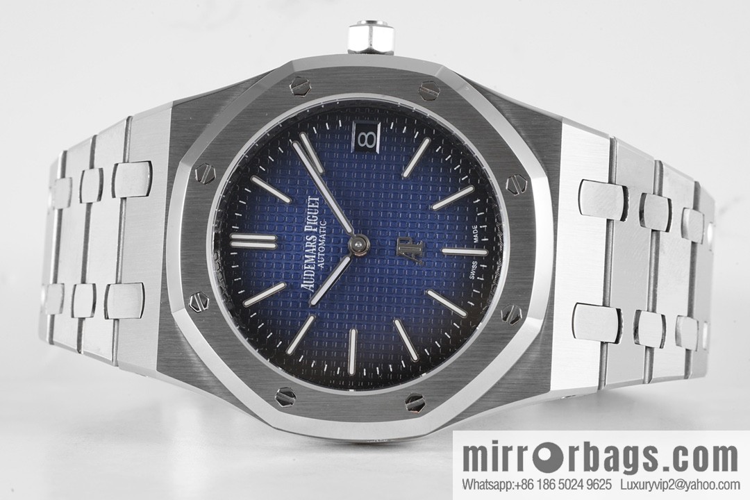 Royal Oak 15202 watch size 39mm super two-pin mechanical movement, sapphire crystal glass mirror, original Cal.2121 automatic movement