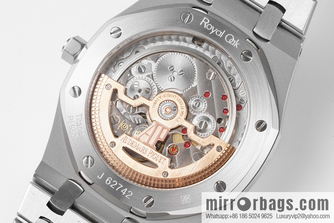 Royal Oak 15202 watch size 39mm super two-pin mechanical movement, sapphire crystal glass mirror, original Cal.2121 automatic movement