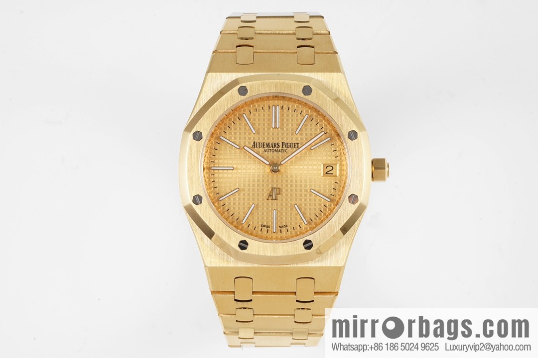 Royal Oak 15202 watch size 39mm super two-pin mechanical movement, sapphire crystal glass mirror, original Cal.2121 automatic movement
