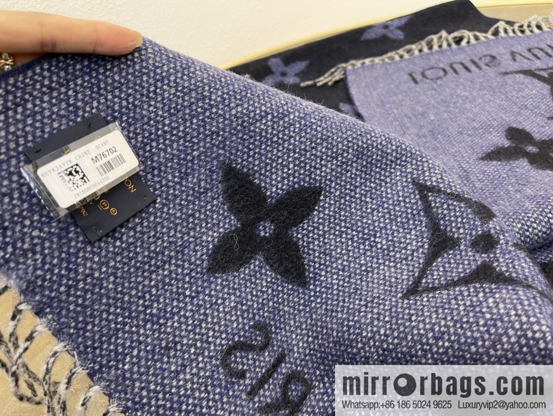 LV Louis Vuitton REYKJAVIK classic cashmere scarf M76702