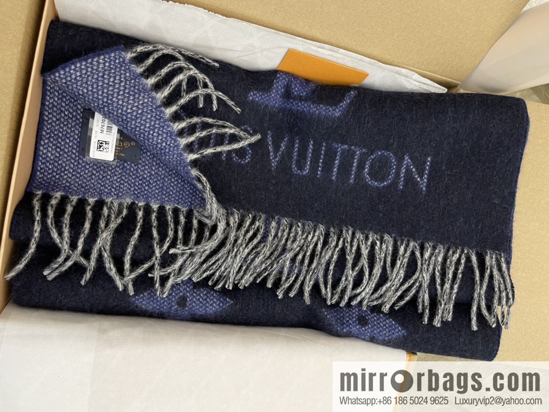 LV Louis Vuitton REYKJAVIK classic cashmere scarf M76702