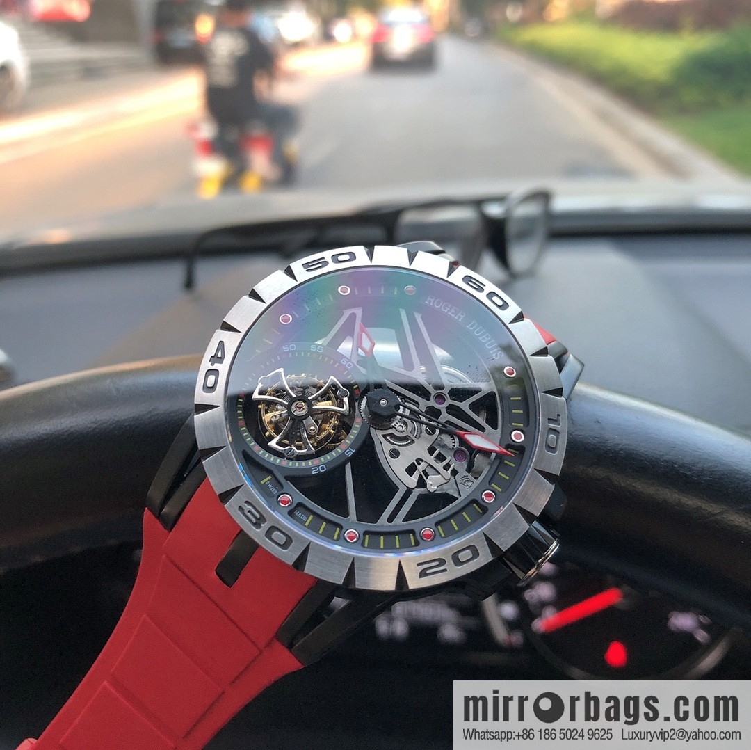 JB Roger Dubuis Excalibur Spidr (King Series) 🎮 RDDBEX0479 Hollow Flying Tourbillon Watch