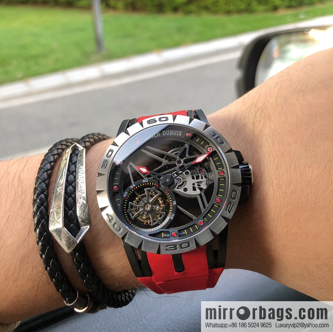 JB Roger Dubuis Excalibur Spidr (King Series) 🎮 RDDBEX0479 Hollow Flying Tourbillon Watch