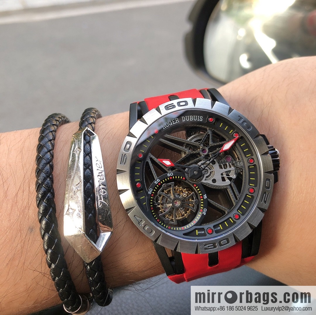 JB Roger Dubuis Excalibur Spidr (King Series) 🎮 RDDBEX0479 Hollow Flying Tourbillon Watch