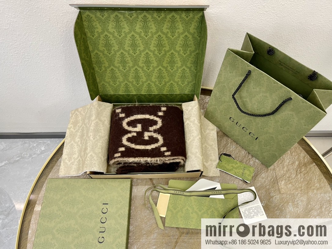(Set) GUCCI Gucci Mohair wool towel 638680