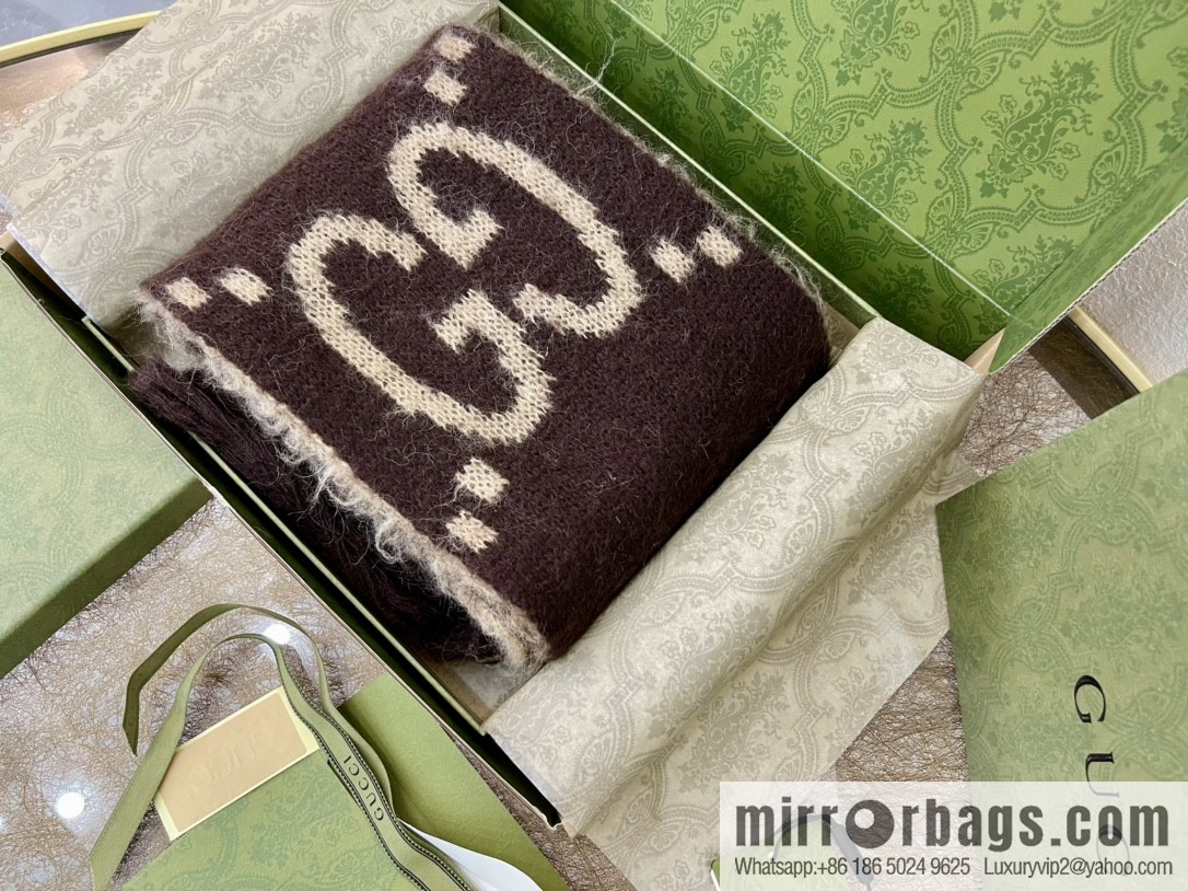 (Set) GUCCI Gucci Mohair wool towel 638680