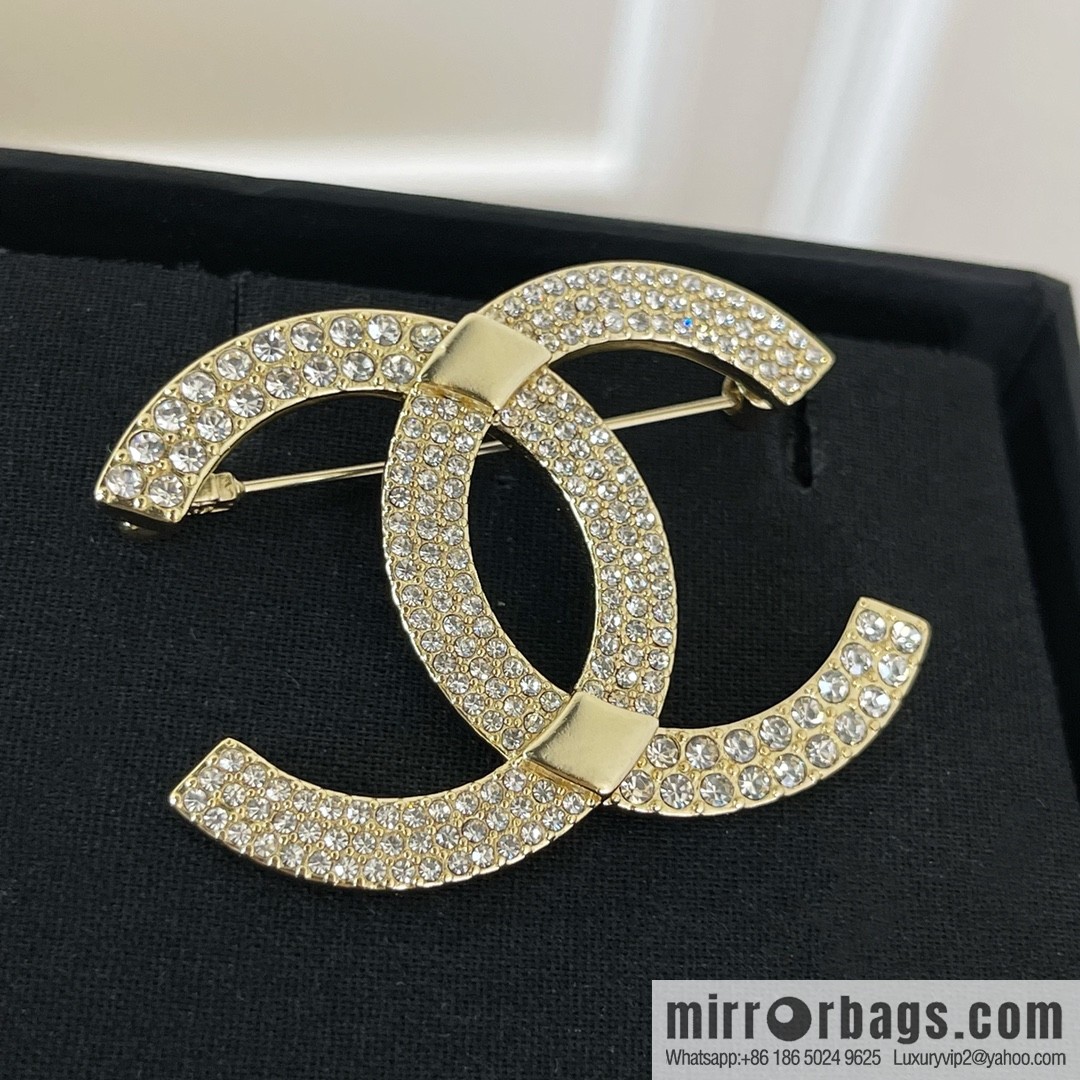New ☑️ Chanel double c full diamond brooch