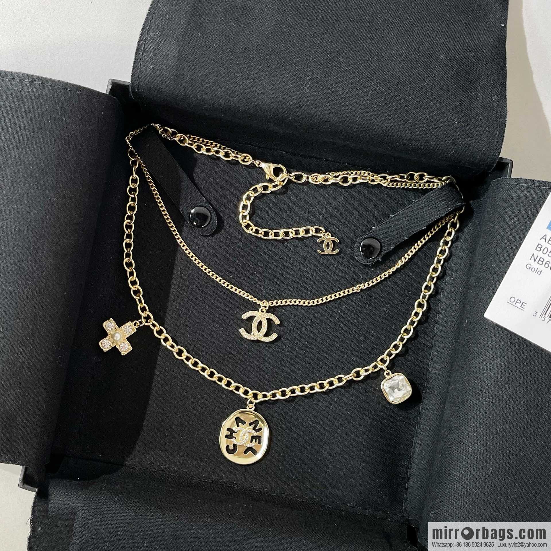 New ☑️ CHANEL Chanel double layer double c necklace