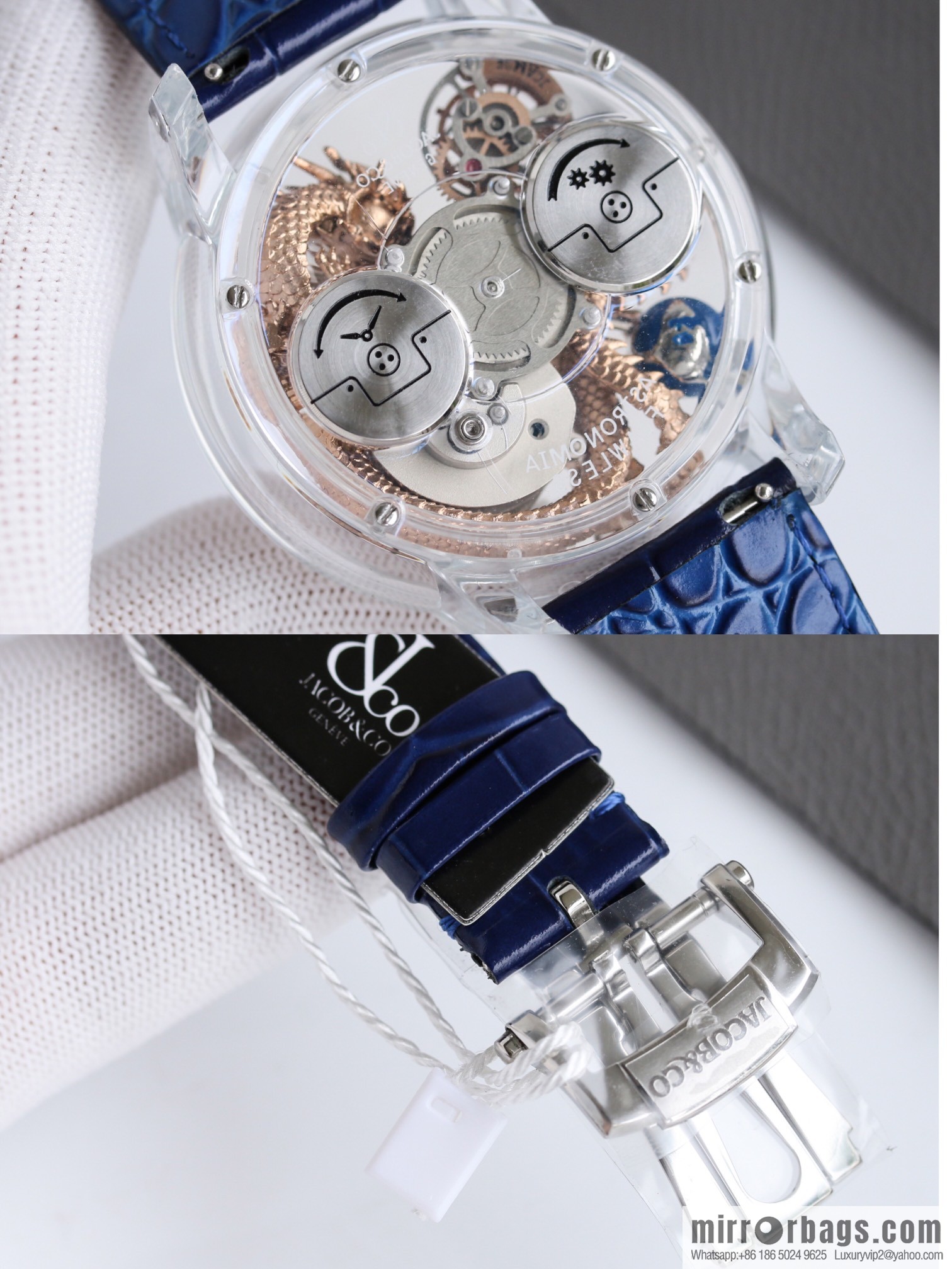 H8 🔥 new 🔥 shocked the audience Jacob & Co. Jack Bao, celestial series auspicious dragon 🐉 watch