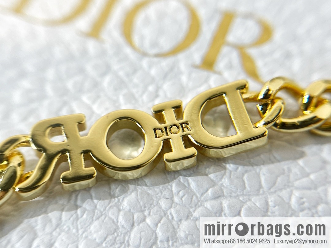 New ☑️ DIOR Dior full diamond bracelet necklace
