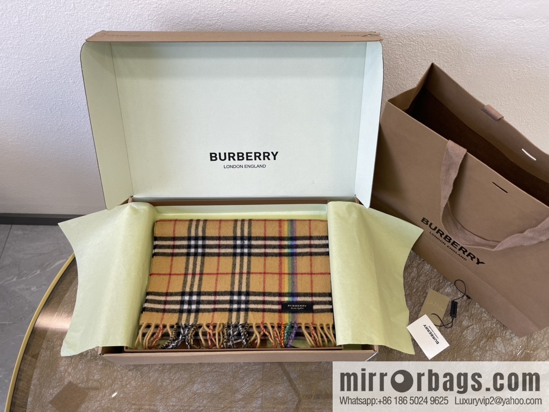Burberry Rainbow Cashmere Scarf