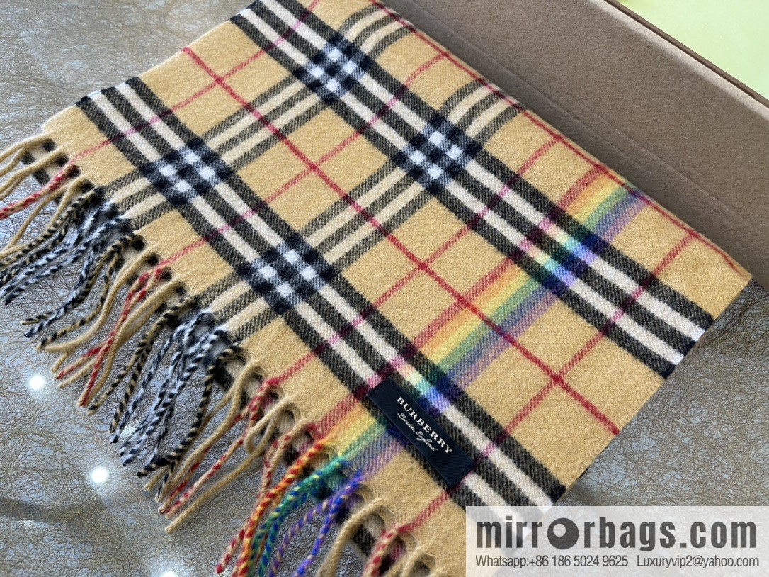 Burberry Rainbow Cashmere Scarf