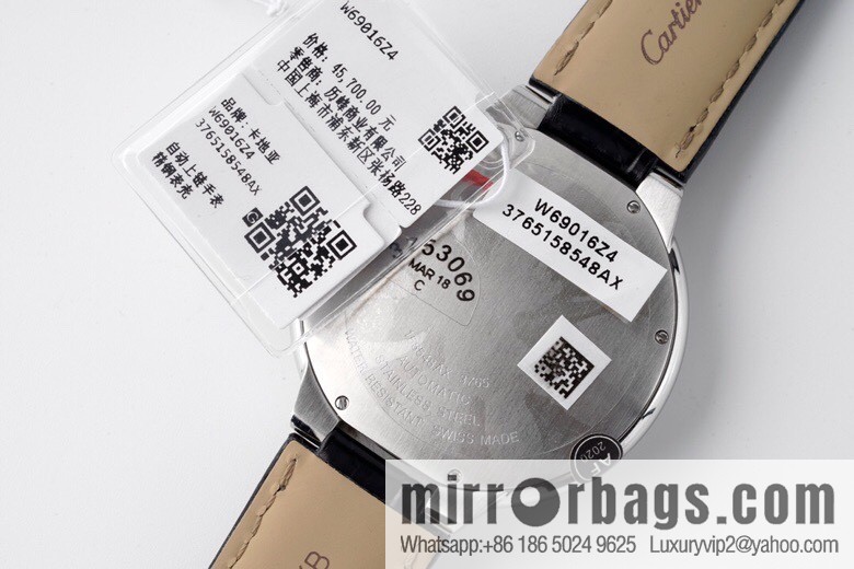 AF's strongest masterpiece! Cartier 42mm Blue Balloon WSBB0003 Men's Watch Upgraded 2824 Movement Series