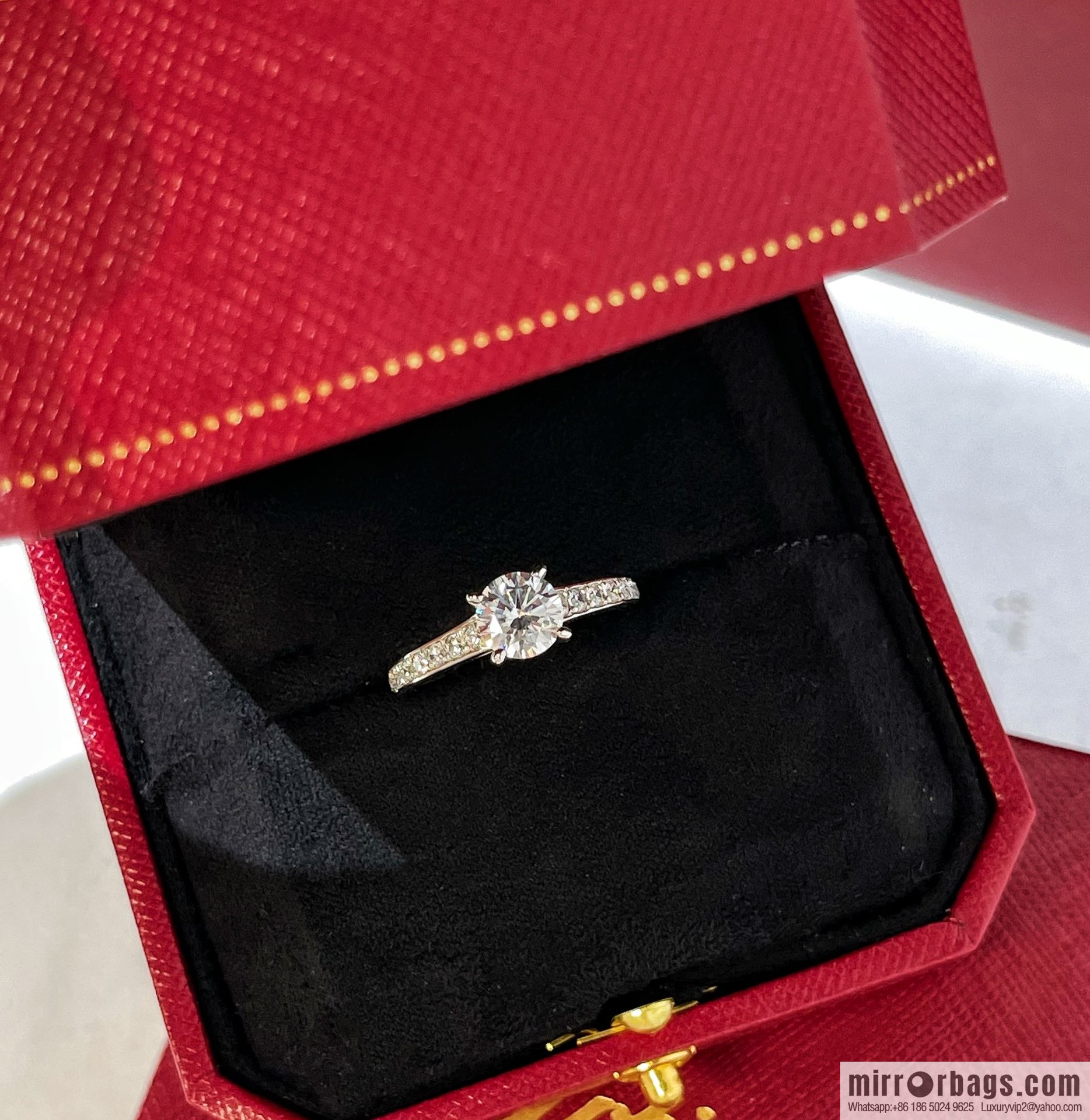 Cartier 1895 engagement ring