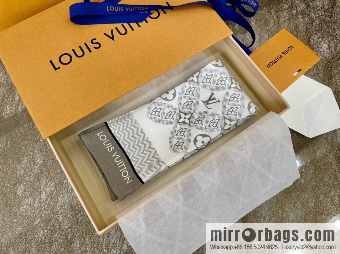 LV Louis Vuitton 100% silk headband M77442