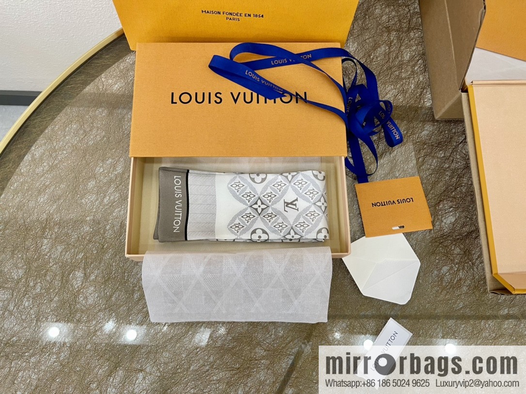 LV Louis Vuitton 100% silk headband M77442