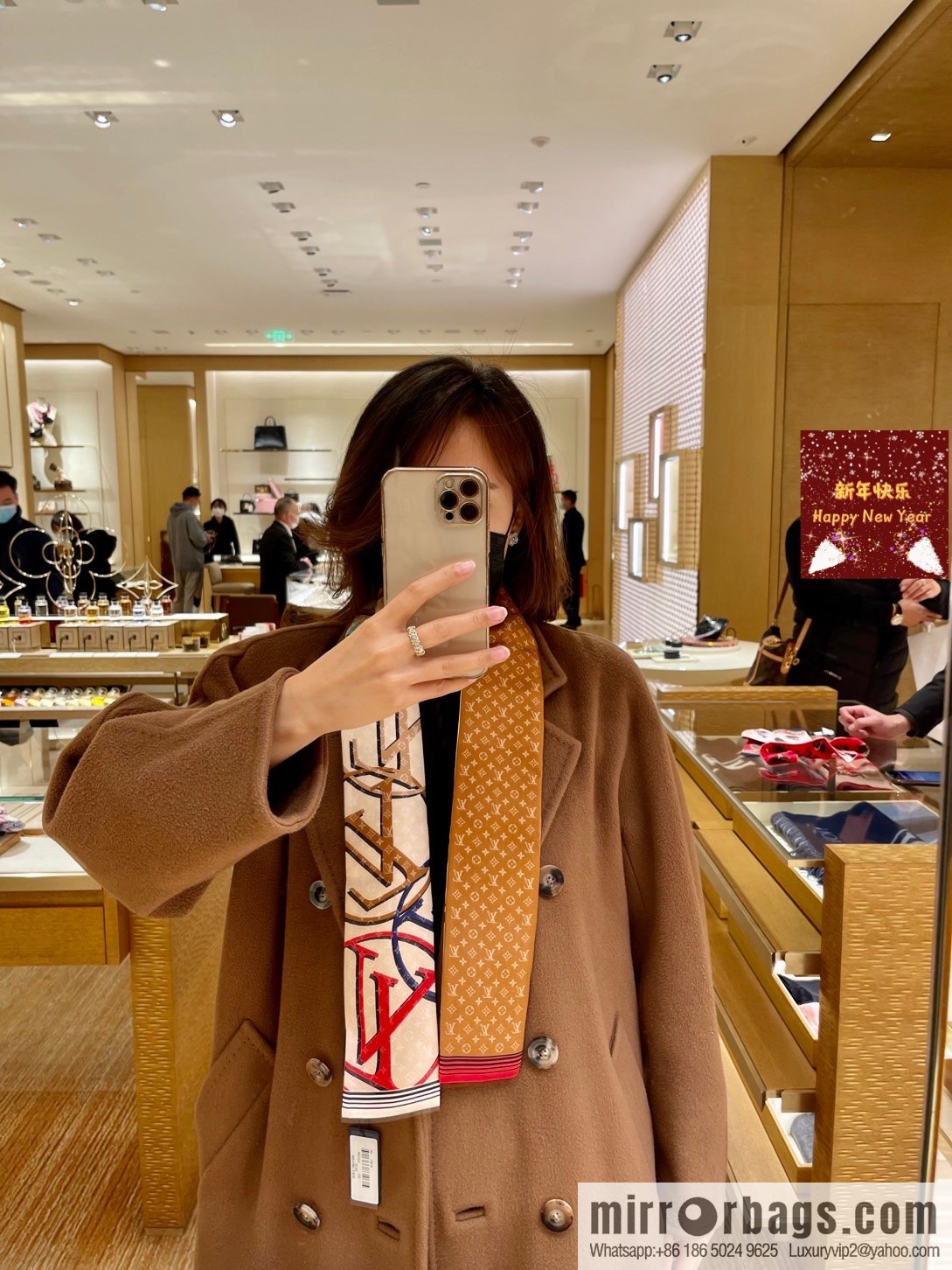 LV Louis Vuitton Planet silk headband M77319