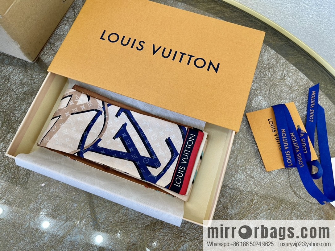 LV Louis Vuitton Planet silk headband M77319