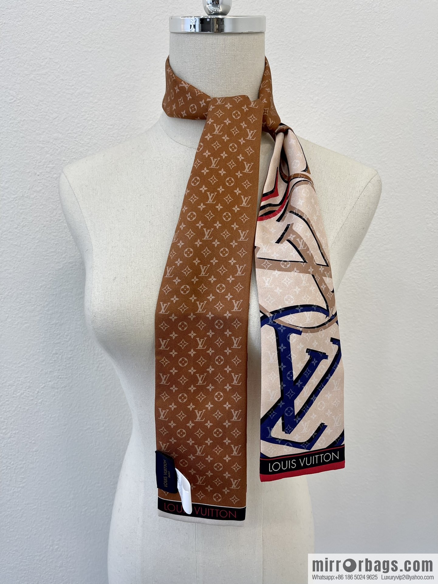 LV Louis Vuitton Planet silk headband M77319