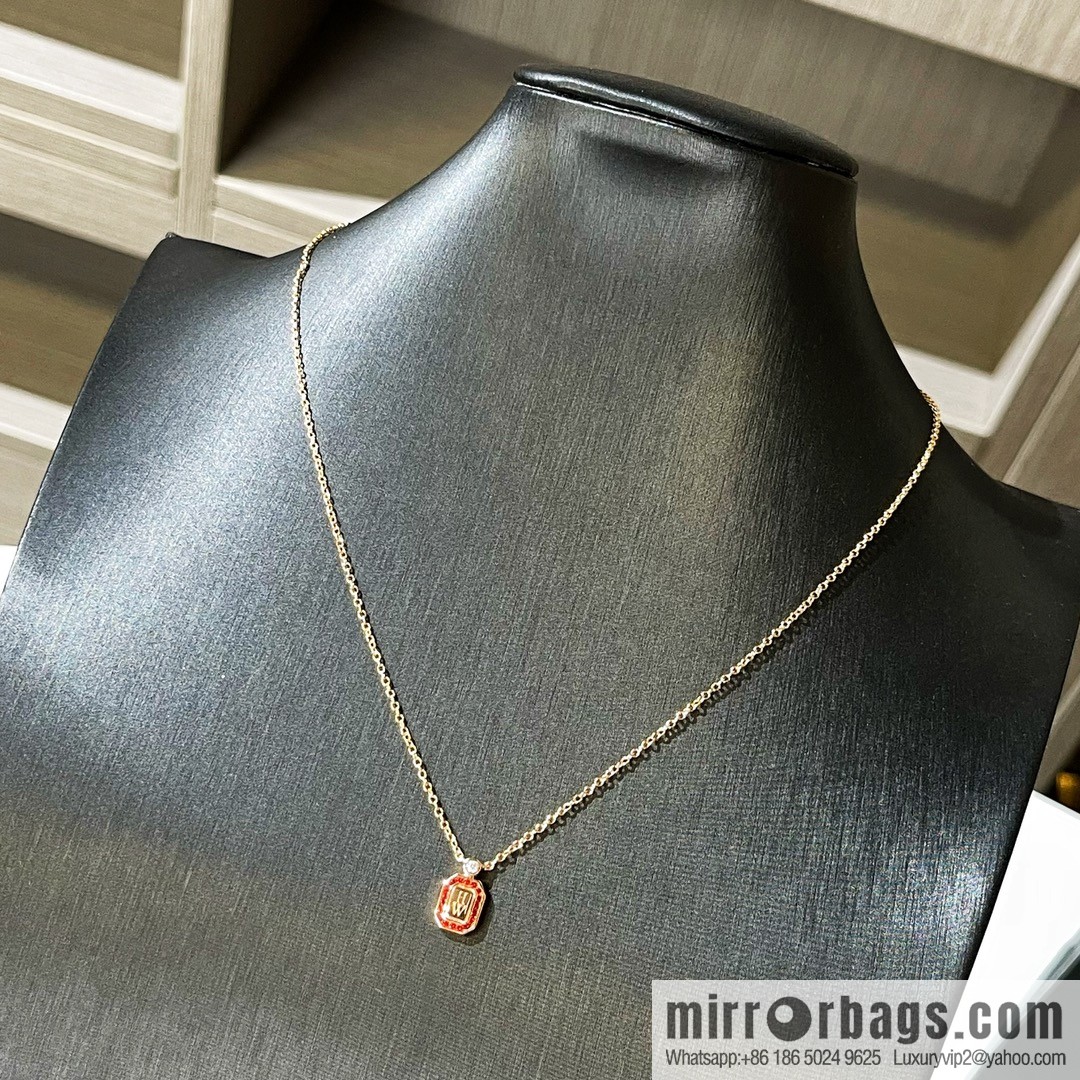 HARRY WINSTON HW Ruby, square necklace