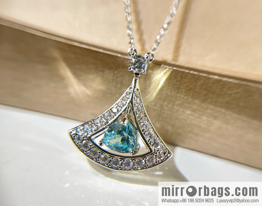 BVLGARI Bulgari new DIVAS 'DREAM sapphire fan necklace