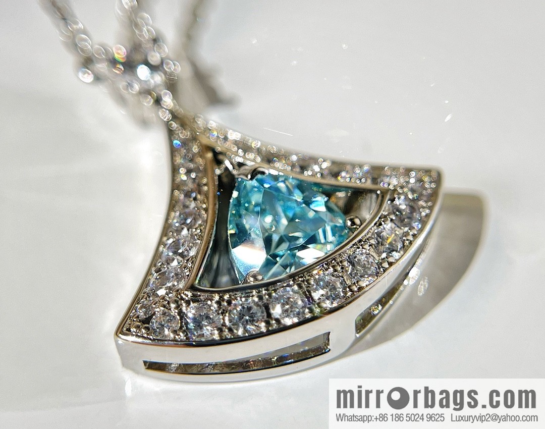 BVLGARI Bulgari new DIVAS 'DREAM sapphire fan necklace