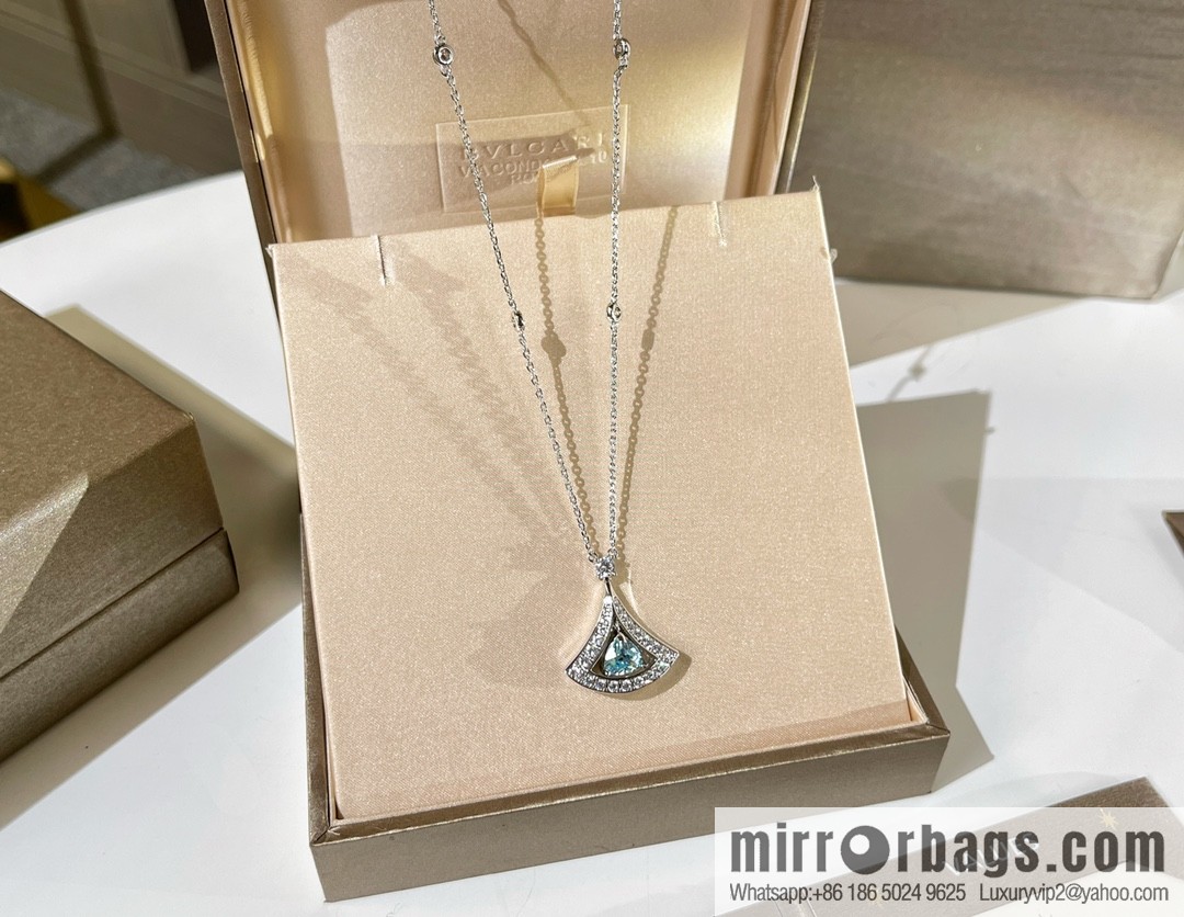 BVLGARI Bulgari new DIVAS 'DREAM sapphire fan necklace