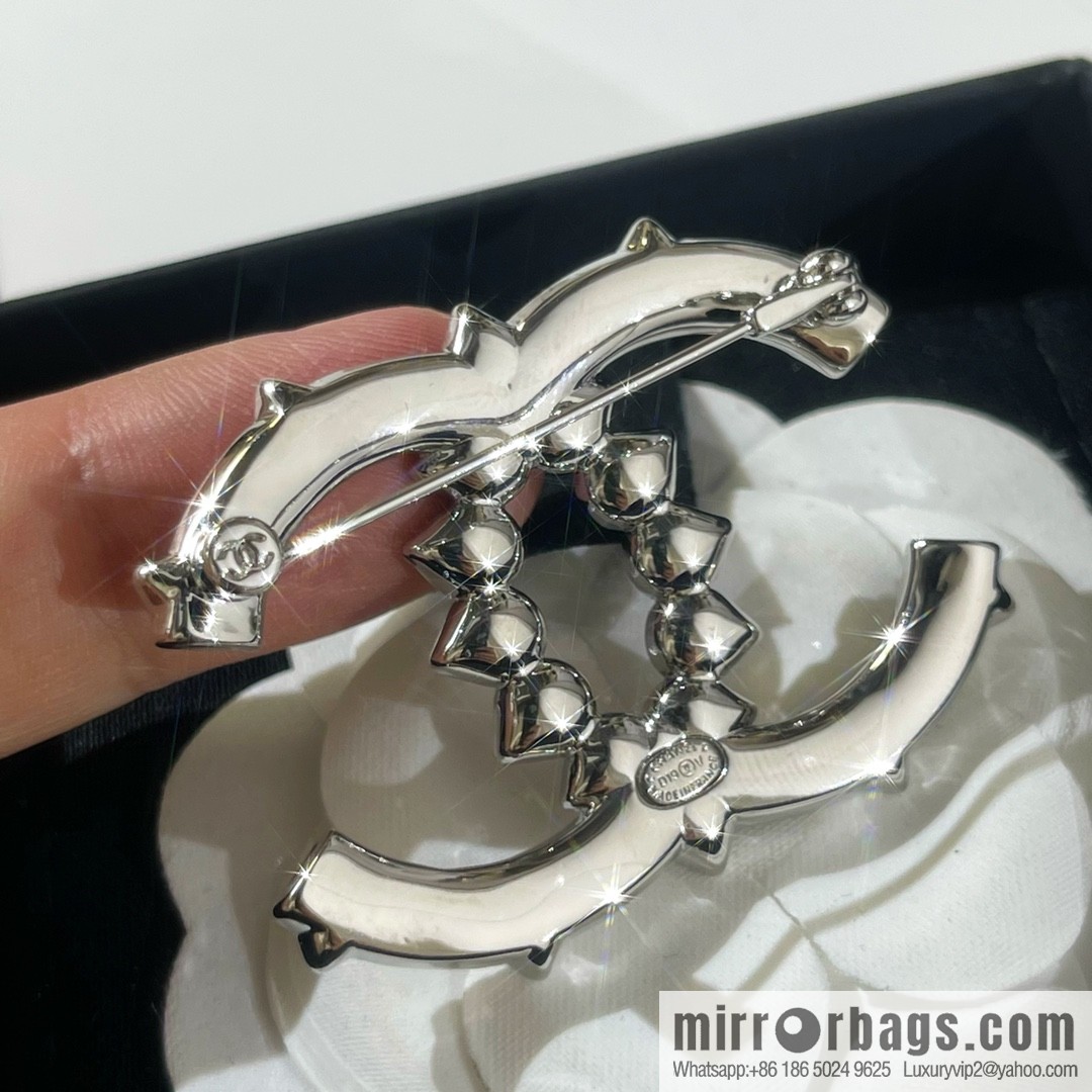 New ☑️ Chanel double c full diamond brooch