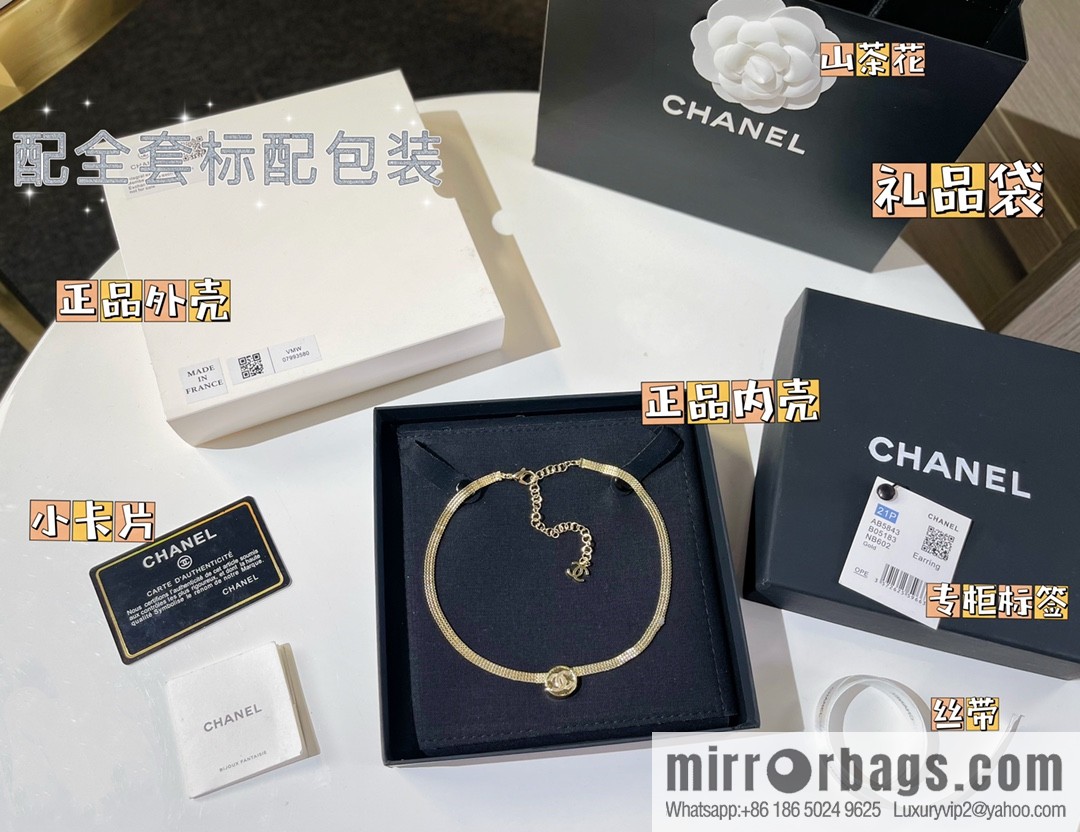 New ☑️ CHANEL Chanel double c round cake ancient gold coin choker necklace