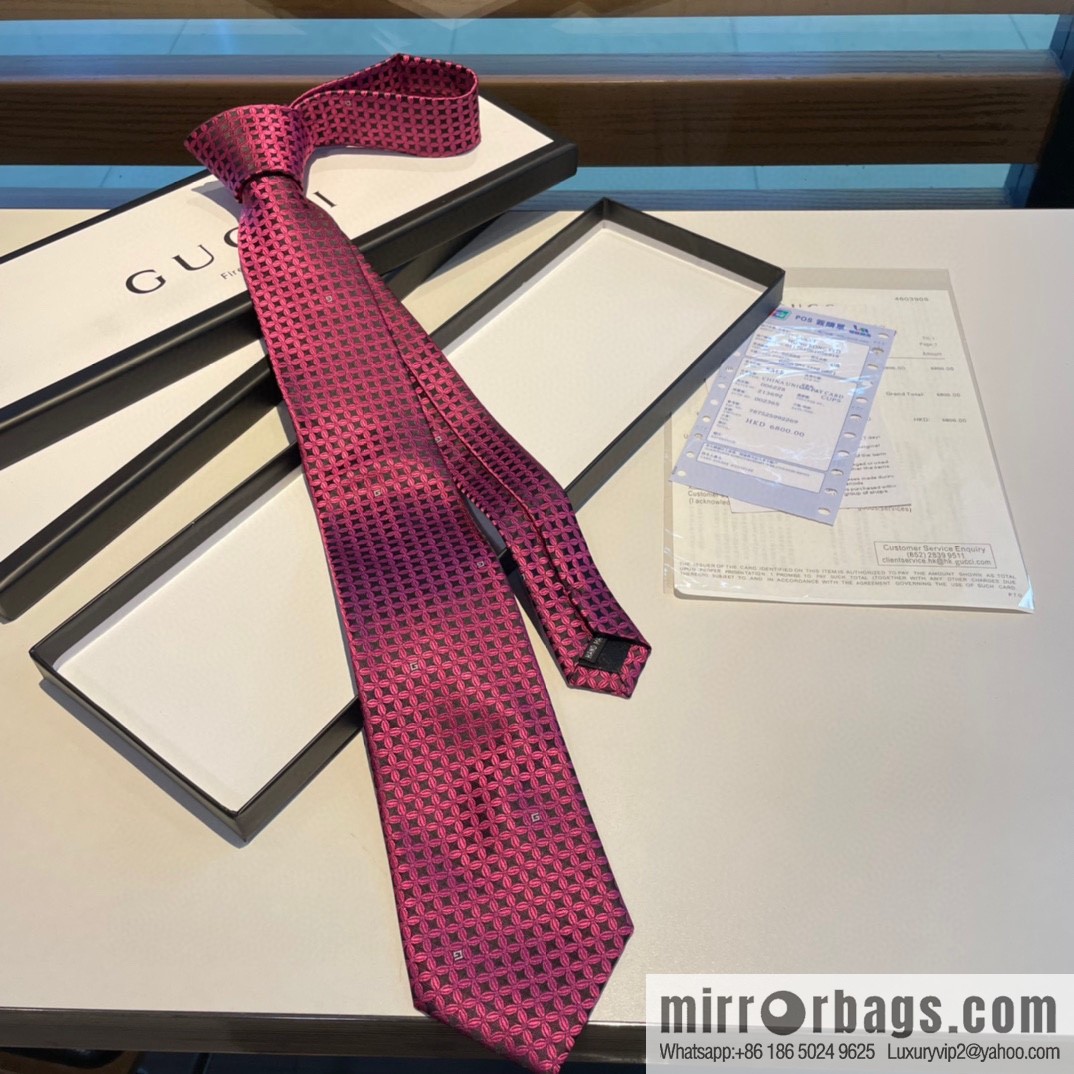 GUCCI Gucci 100% Top Jacquard Silk Men's Tie