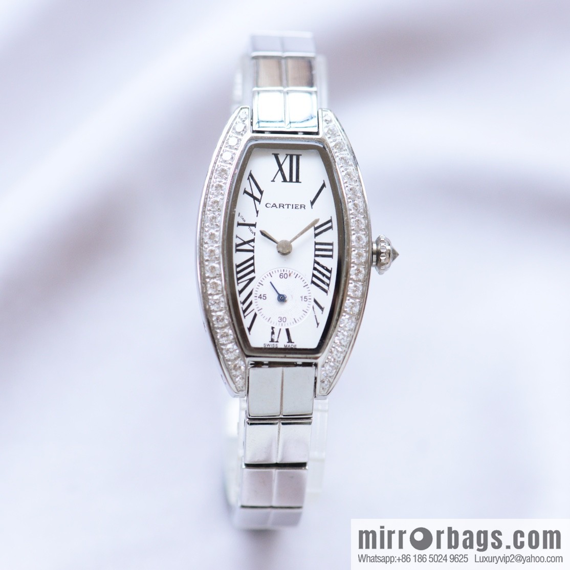 Cartier-CARTIER MINI wine barrel two and a half needle women's watch, imported quartz movement