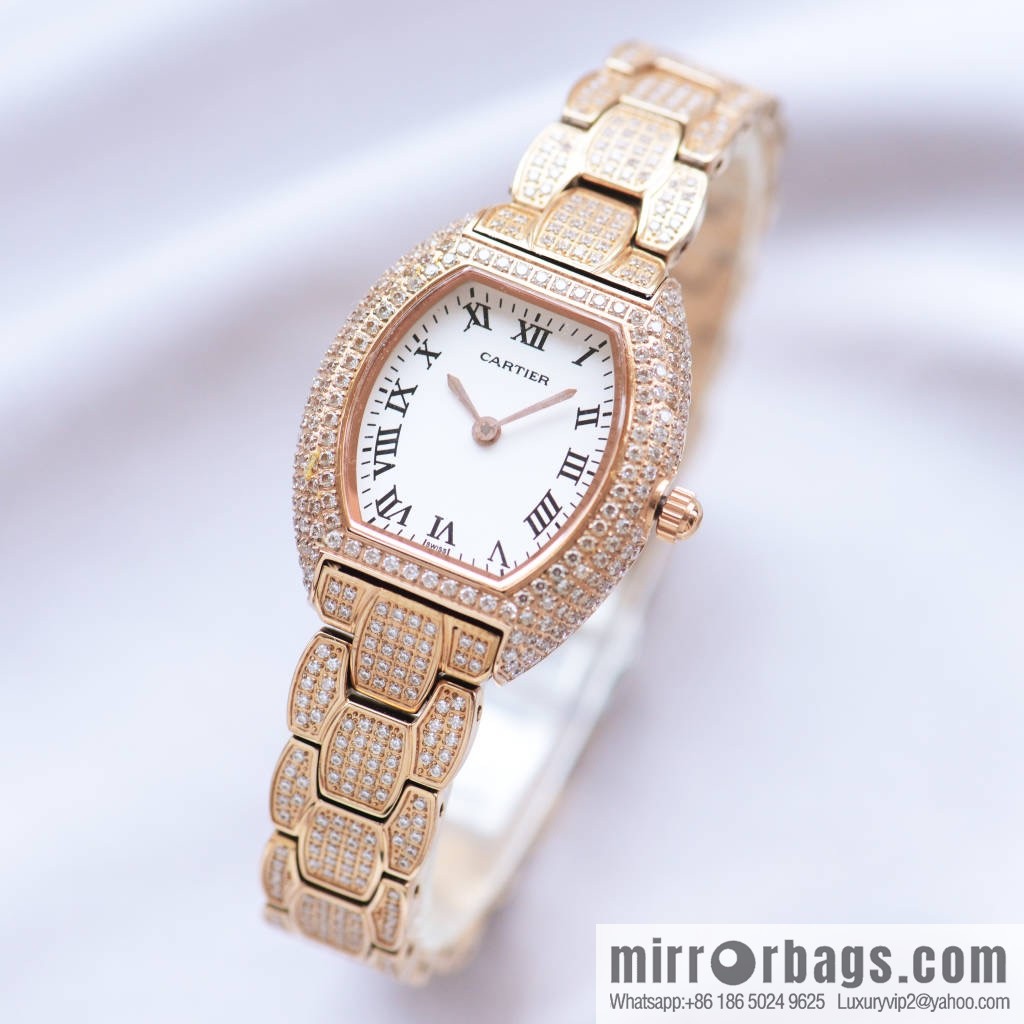Gypsy 🌸 Cartier-Cartier Mini lady barrel type, using the original imported Swiss quartz movement