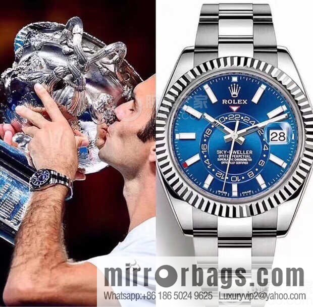 H8 Rolex Sky-Dweller Skywalker Rolex Ring Command Triangle Pit Pattern