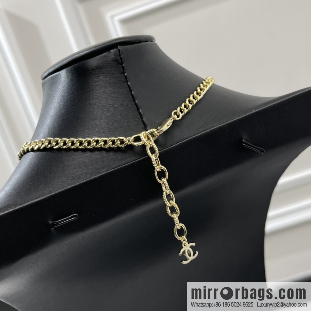 New ☑️ CHANEL Chanel acrylic pearl necklace bracelet