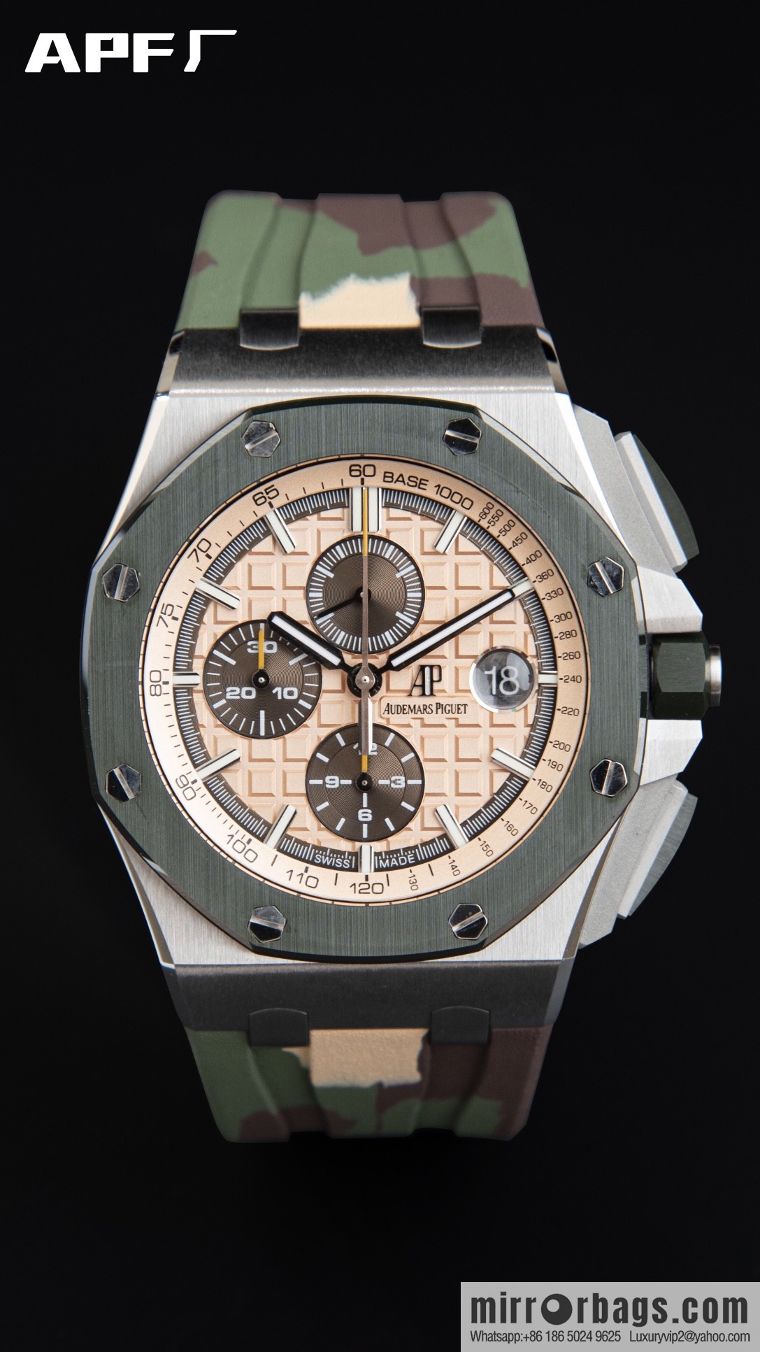 APF Factory Audemars Piguet Royal Oak Offshore Original 3126 Chronograph Movement 26400 Watch