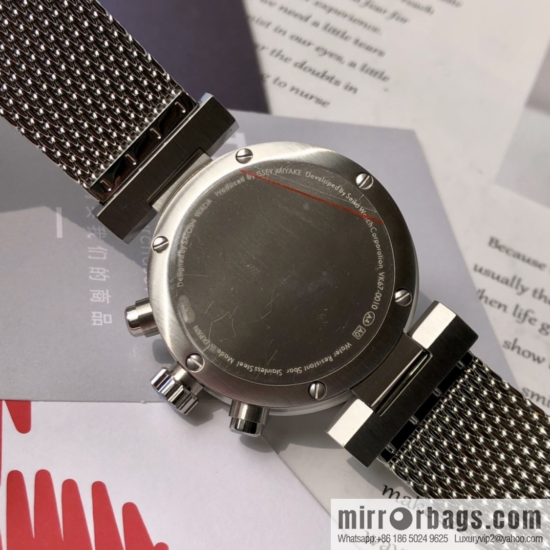 Issey Miyake, a six-hand chronograph quartz men's watch