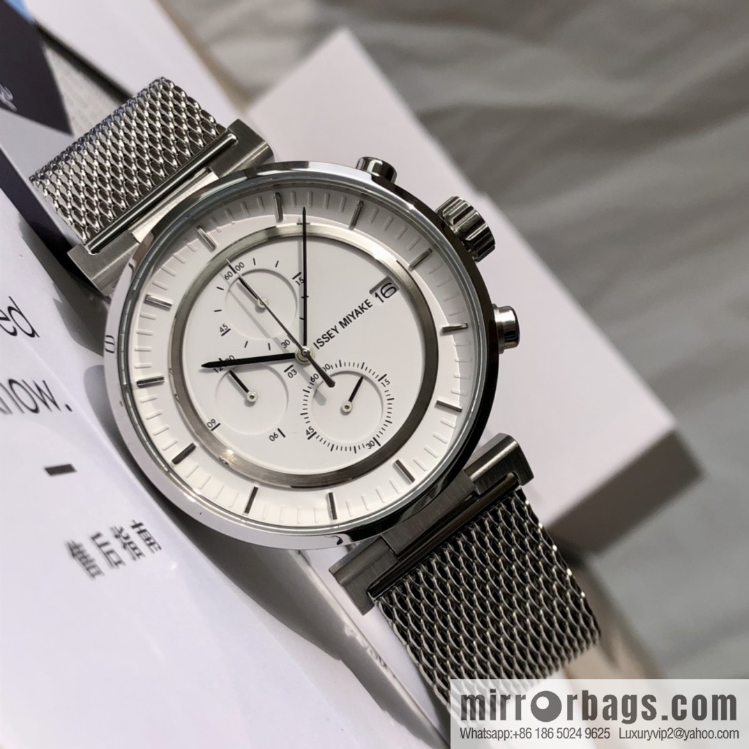 Issey Miyake, a six-hand chronograph quartz men's watch
