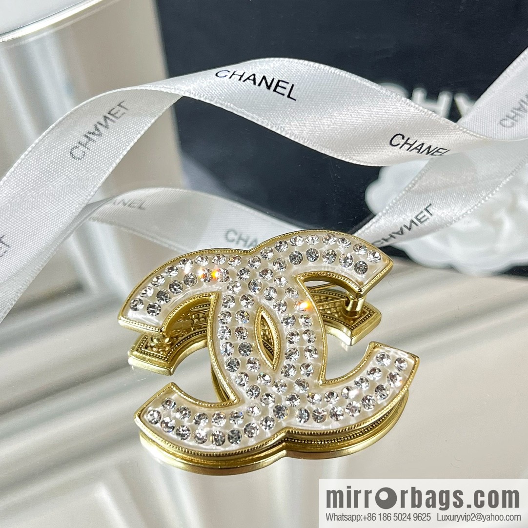 New ☑️ Chanel double c full diamond brooch